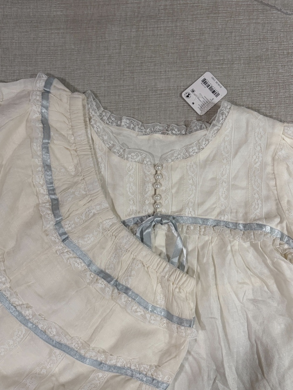 Free People Bali Sweetie Pie Set Tofu White Intimately Top Shorts Small XS NEW - Picture 8 of 11